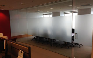 Frosted Privacy Glass Film Santa Monica