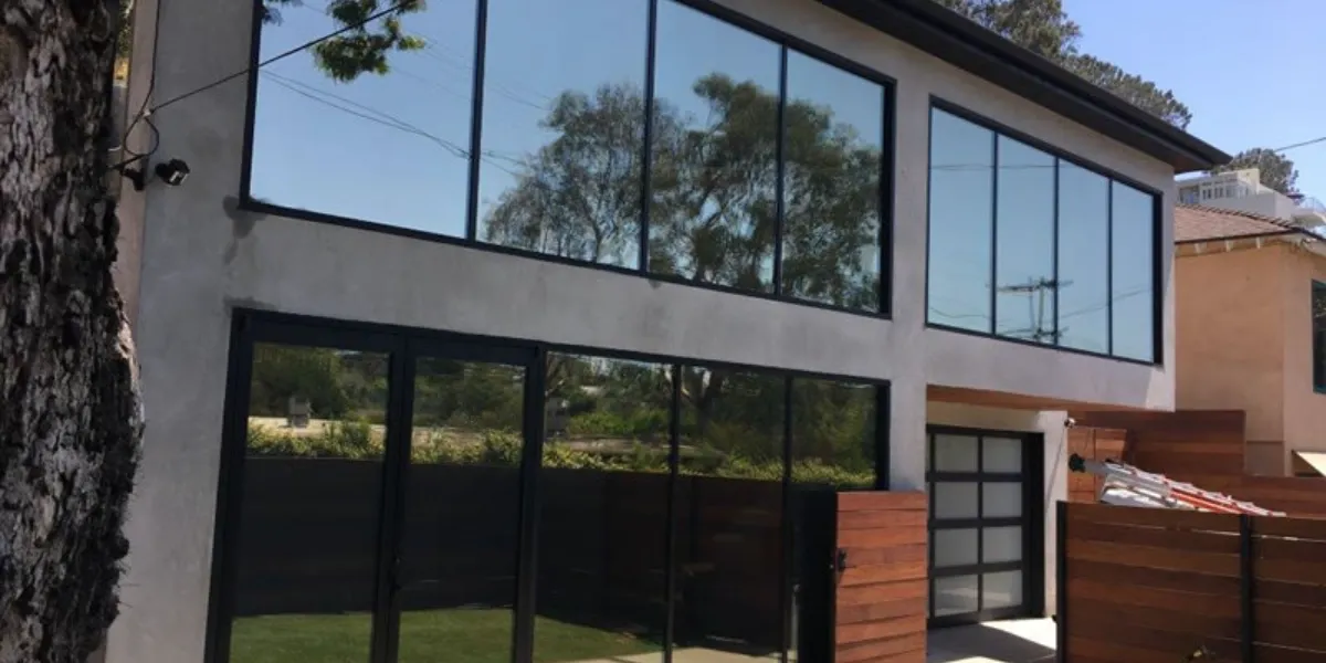 Residential window film installation