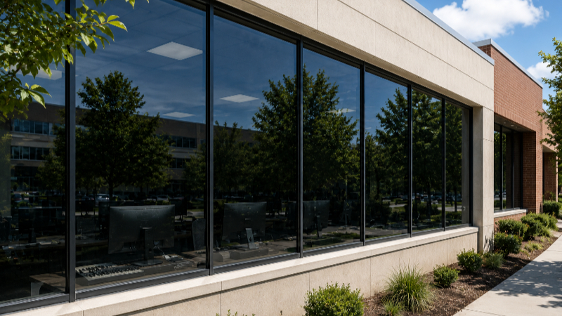 college arts classroom solar film installation thumbnail