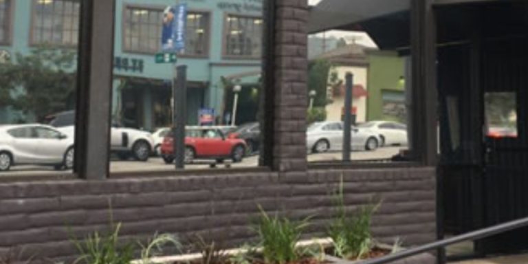 Privacy window film for street facing windows