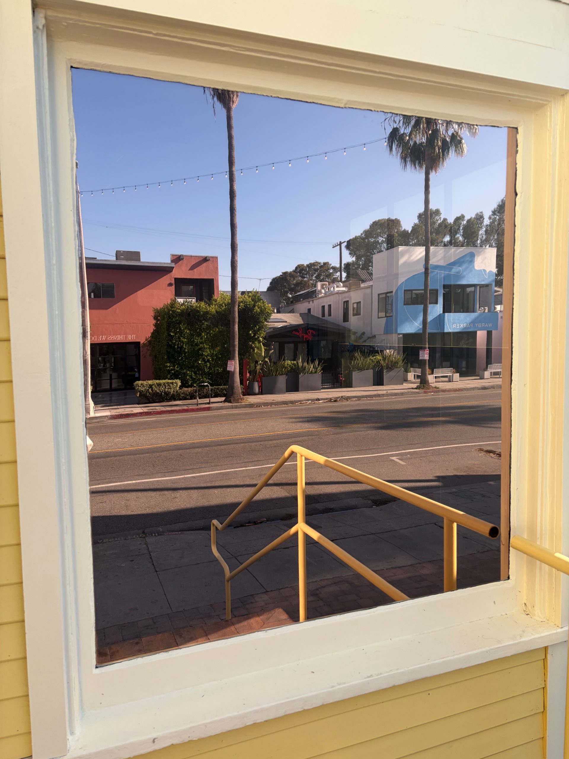 Santa Monica storefront anti-graffiti film, after